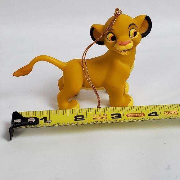 Disney The Lion King Simba Ornament – Vintage 1990s Simba Figure Hanging Decor 3 - Picture 6 of 6